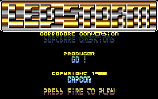 L.E.D. Storm screenshot 3 for Commodore 64